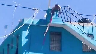 CLASSIC: Teen Electrocuted While Trying To Retrieve Kite In Dominican Republic.