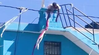 CLASSIC: Teen Electrocuted While Trying To Retrieve Kite In Dominican Republic.