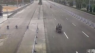 CLASSIC Man Crashes Into A Female Runner On A Highway, Both Injured.