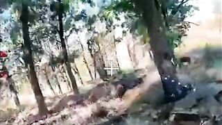 Ukrat readies his ass to take a drone.