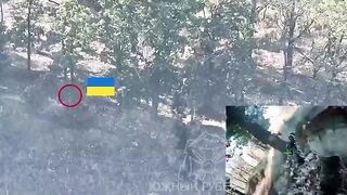 Ukrat readies his ass to take a drone.