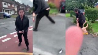 WOMAN ATTACKED BY MAN ARMED WITH HAMMER AND KNIFE