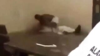 Degenerates fight in prison