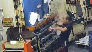 Worker Got Both His Hands Crushed In Press Machinery