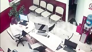 A Man Shoots Women With A Silenced Pistol.