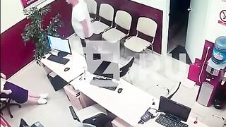 A Man Shoots Women With A Silenced Pistol.