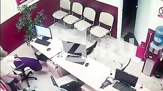 A Man Shoots Women With A Silenced Pistol.