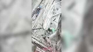 Construction Worker`s Last Day (More Angles)