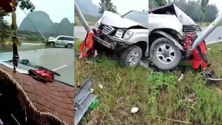 He Still Alive After Horrid Accident Painful