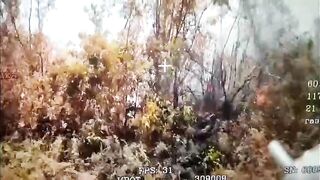100 POUNDS DRONE DROPPED ON UKRANIAN SOLDIERS
