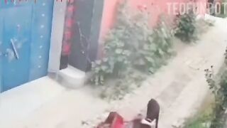 Old Woman Was Attacked By A Dog