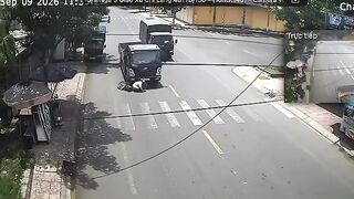 otorcyclist Dragged And Killed By Truck In Vietnam