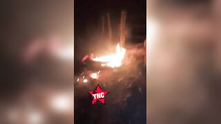 CJNG Burn Rival Cartel Member Alive In The Woods Of Michoacán