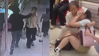 Lunatic Stabs Random People In China (More Footage)