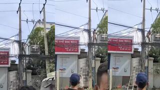 The young man was electrocuted to death