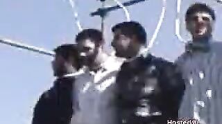CLASSIC Iran;5 Iranian  Homosexuals Hanged