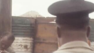 In 1971, eight robbers were executed by firing squad in Nigeria