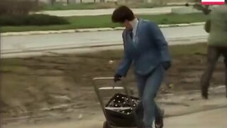 A French UN peacekeeper is killed by a Serb sniper. Sarajevo, Bosnia 1995
