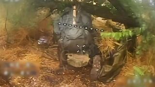 Russhit got his ass ready for the drone.