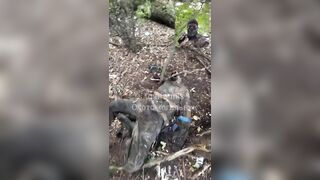 Colombian merc films his dead friend.
