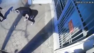 Man Stabbing Girlfriend For Cheating.