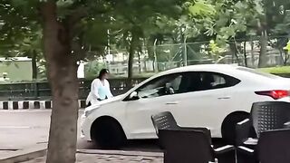 Woman Hit And Dragged By Car During Dispute In India