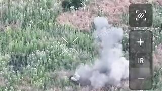 Dead katsapfaggots and downed bomber drones from 77-th Brigade