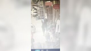 Brave Idiot Charges an Armed Opp and Gets Shot Dead