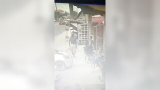 Brave Idiot Charges an Armed Opp and Gets Shot Dead
