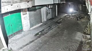 India: Delivery Boy Finds Pothole, Pothole Finds Him First