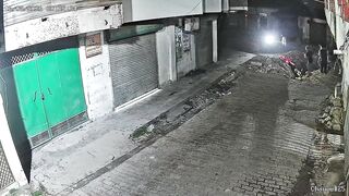 India: Delivery Boy Finds Pothole, Pothole Finds Him First