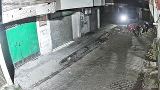 India: Delivery Boy Finds Pothole, Pothole Finds Him First