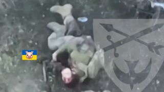 Wounded Ukropithecus suicide.