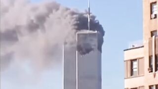 5 minutes of rare videos of UA175 impacting.