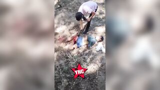 Captive Butchered While Alive With AXE And Machete In Mexico