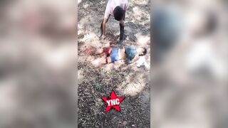 Captive Butchered While Alive With AXE And Machete In Mexico