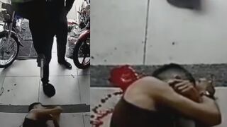 Motorcycle Shop Employee Gets Executed By Fake Delivery Man