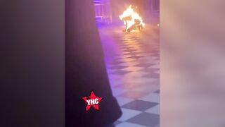 Man Self Immolates In Front Of A Temple In India