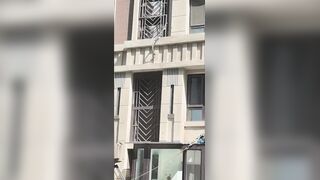 Worker Fell, Died While Installing AC In China