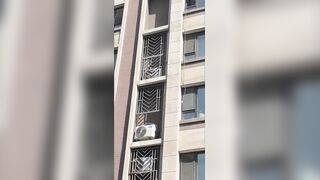 Worker Fell, Died While Installing AC In China