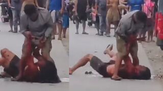 Man Named "Boki"Gets Stabbed To Death During Dispute In The Philippines