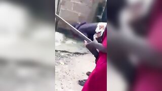 Protester Shot In The Face By Police in Nigeria