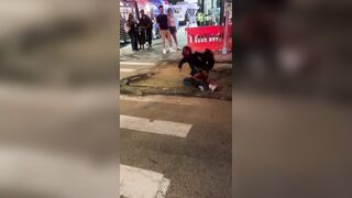 Dude Attacked With Brass Knuckles In New York
