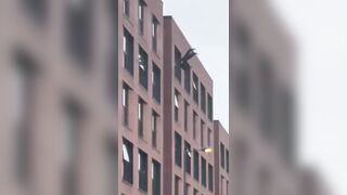 Man Falls From The Roof In North London