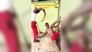 Nigerian Man Caught Stealing IPhone In Ghana