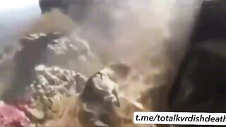 Turkish soldiers are giving candy to PKK soldiers.
