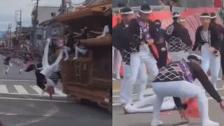 Man Seriously Injured Durning Festival IIn Japan