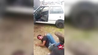 Predator Lynched After Trying To Rape A Girl And Nearly Killing Her With His Car