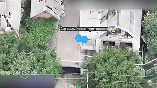 ARTILLERY AND DRONES DECIMATING DRONE OPERATORS POST