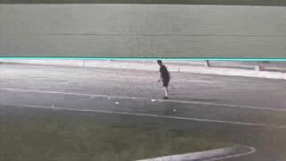 Drunk Man Walking On The Road Gets Killed By Truck In China